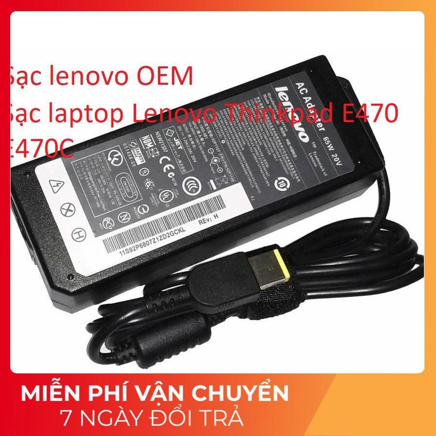 ️[Sạc zin]Sạc laptop Lenovo Thinkpad E470 E470C