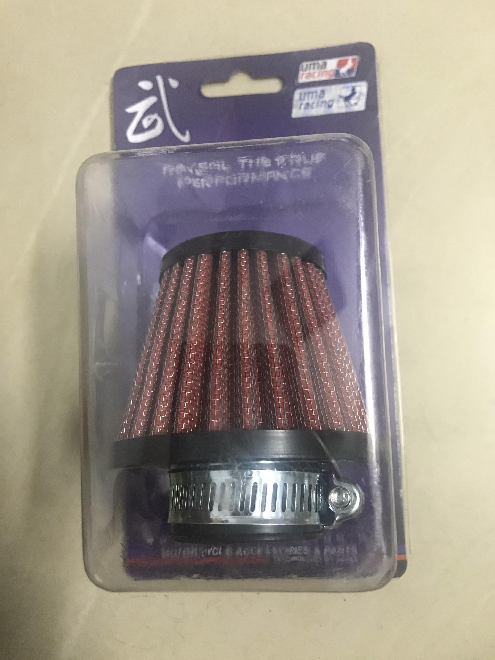 Pô air tăng tốc, lọc gió uma racing real cho xe máy size 35mm