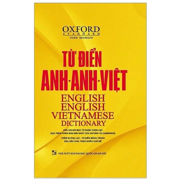 Fahasa - Từ Điển Oxford Anh - Anh - Việt Bìa Vàng - Tái Bản