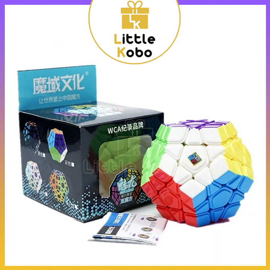 Rubik Megaminx MoYu MeiLong Megaminx Stickerless Rubic Biến Thể 12 Mặt Đồ Chơi Trí Tuệ Trẻ Em Phát Triển Tư Duy