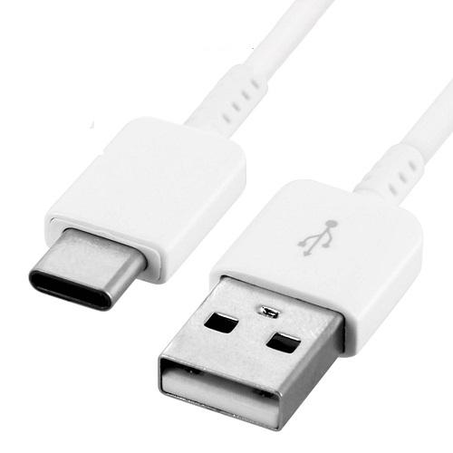 Cáp sạc Type C màu trắng dài 20cm
