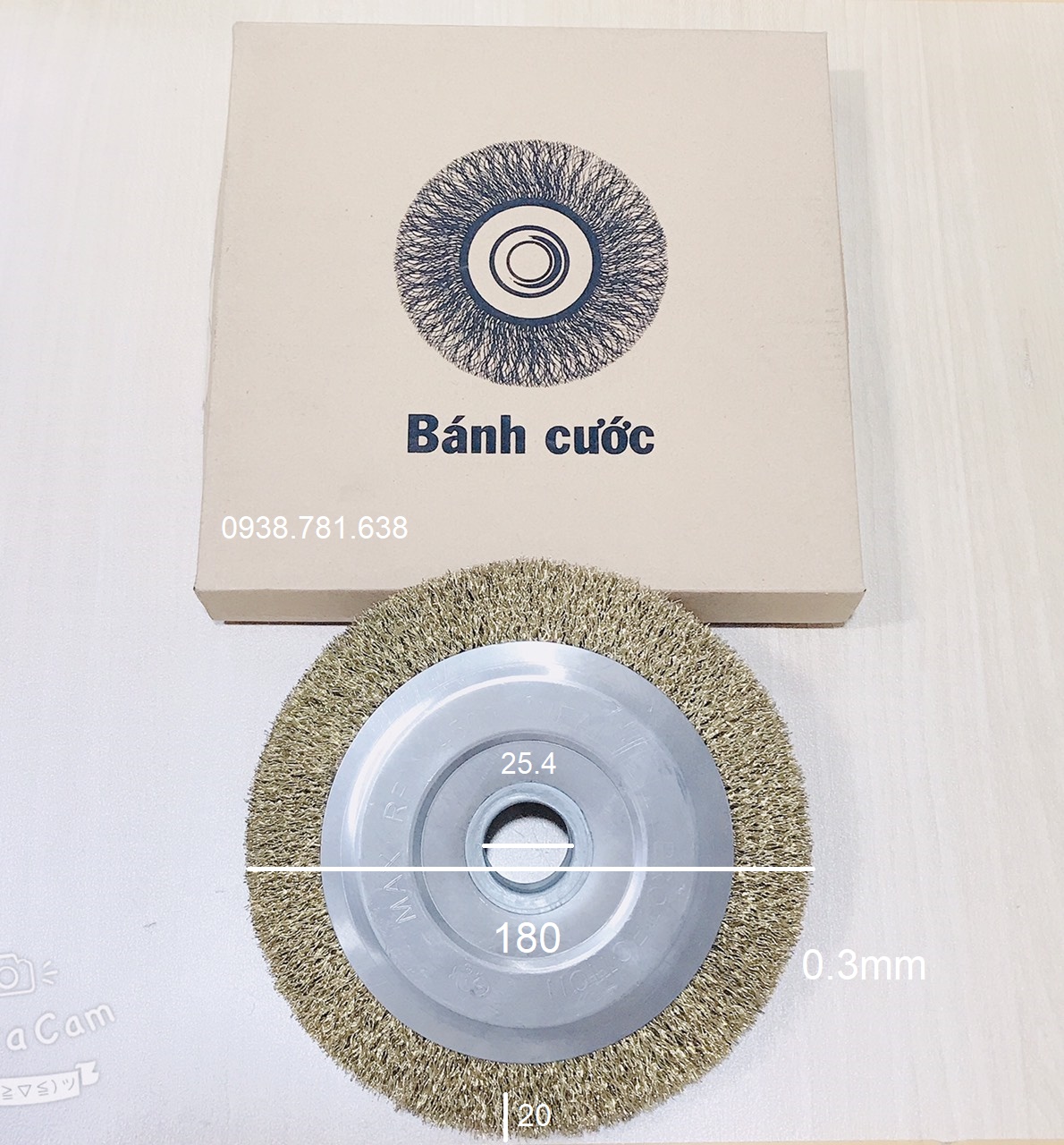 Bánh cước thép 180x20x25.4(0.3)