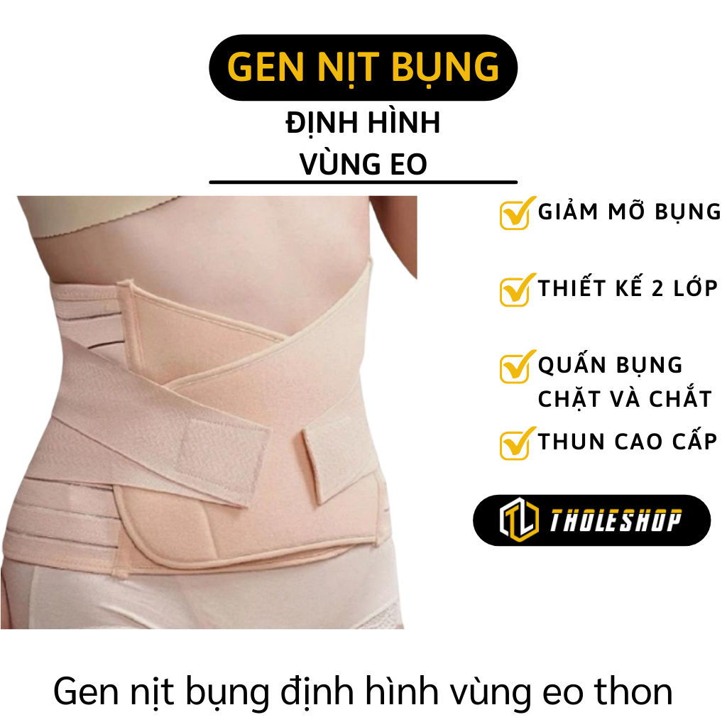Gen nịt bụng giảm mỡ - Gen nịt bụng dán định hình eo thon - Đai nịt bụng chống cuộn có lỗ thông hơi - Đai giảm mỡ định hình eo