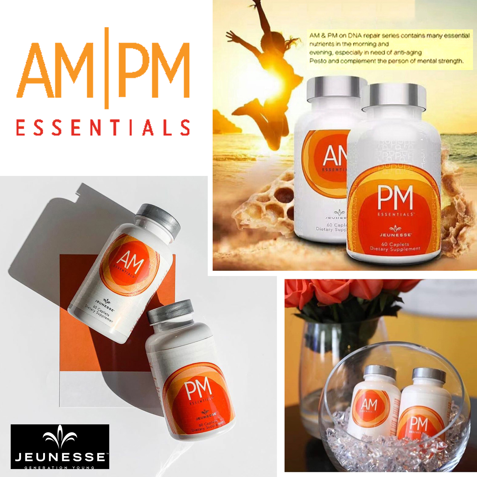 Jeunesse AM & PM Essentials - Đẩy lui sự lão hóa