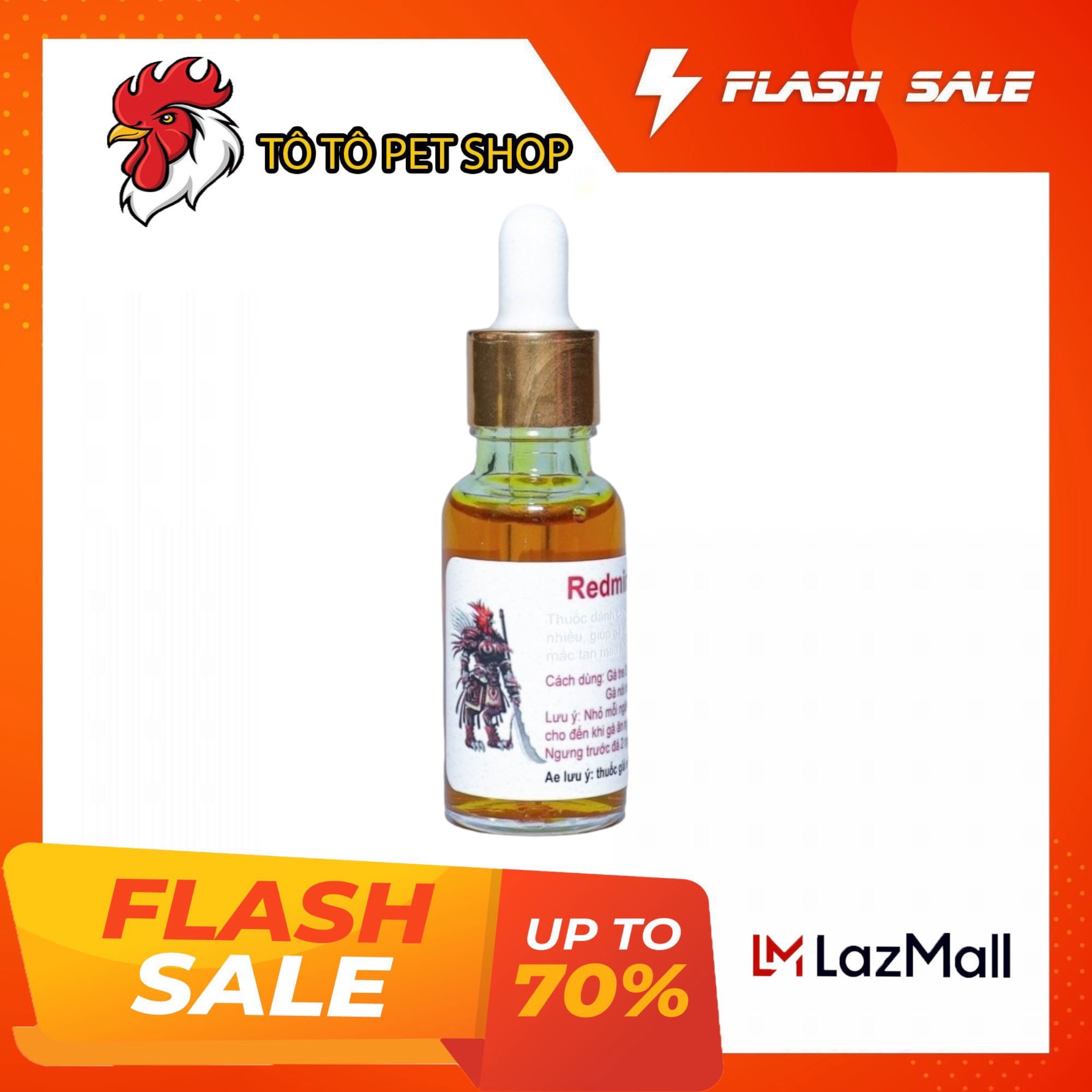 REDMIN VÀNG- 20ML dinh dưỡng cao cấp cho gà đá