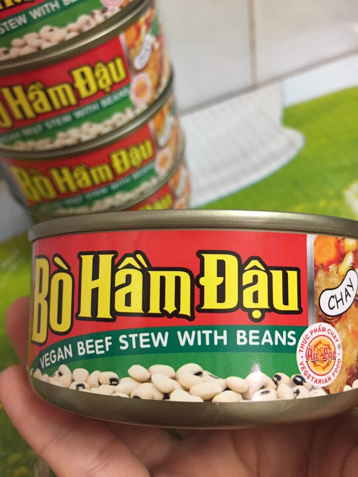 Bò Hầm Đậu Chay Âu Lạc (160g x 1 Lon)