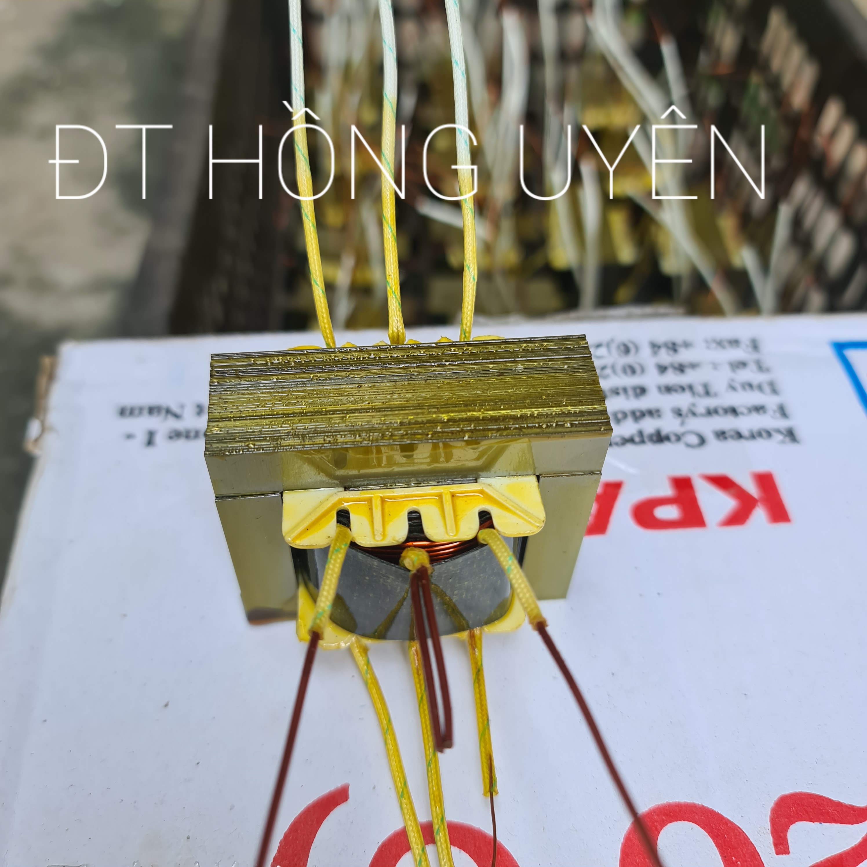 Biến áp làm kích cơ 14d718 (Giá tốt). Biến áp làm máy kích cơ 2 vế c chung. Biến áp cơ quấn sẵn (có sơ đồ đấu nối và điện trở kèm theo)