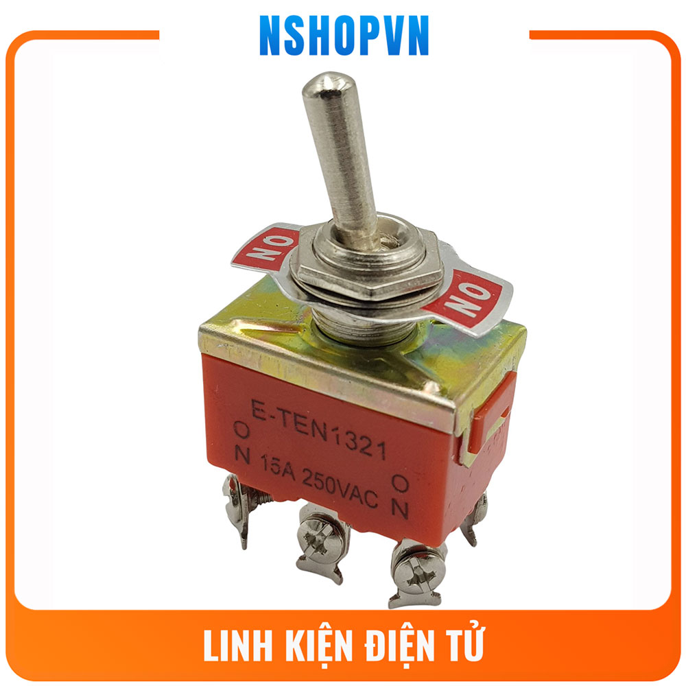 Công tắc gạt 6 chân 2 trạng thái E-TEN1321