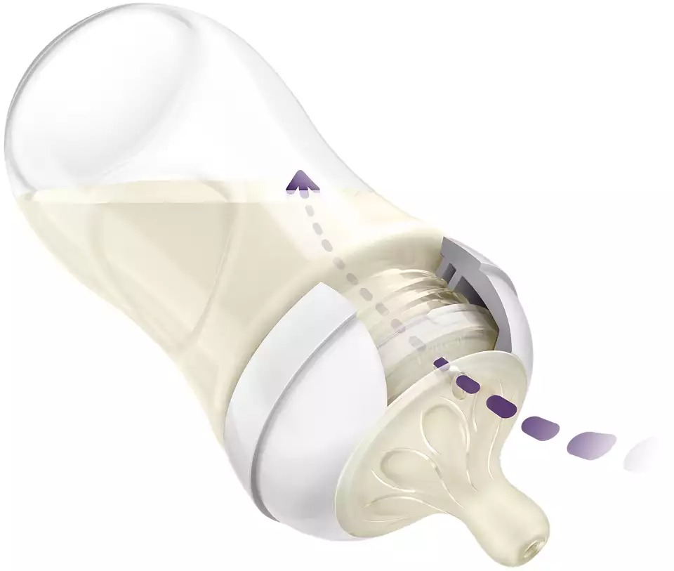 Bình sữa Avent Natural dung tích 330ml - núm 3m+ (mẫu mới)