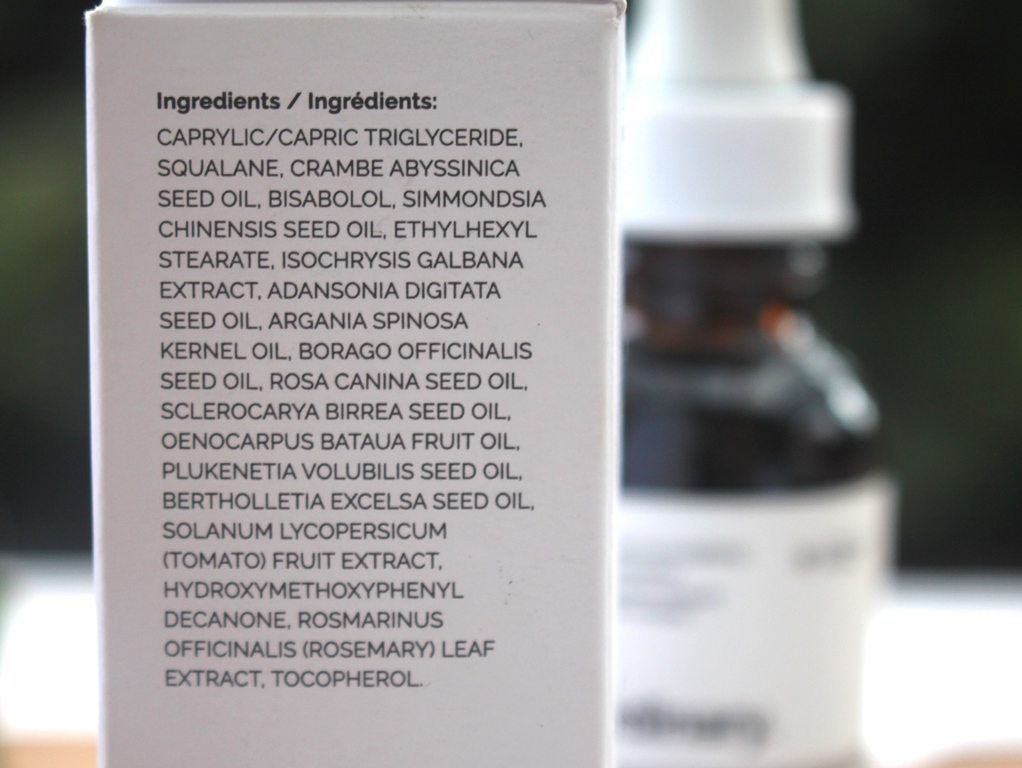 Dầu dưỡng ẩm da The Ordinary “B” Oil Serum 30ml [Bill Mỹ]