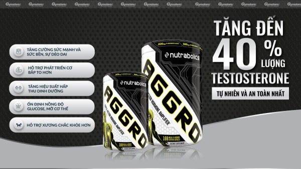 Nutrabolics Test Arrgo 168 Capsules– Hỗ trợ tăng Testosterone (Hormone Nam) tự nhiên mạnh mẽ, tăng khối lượng Cơ nhập khẩu