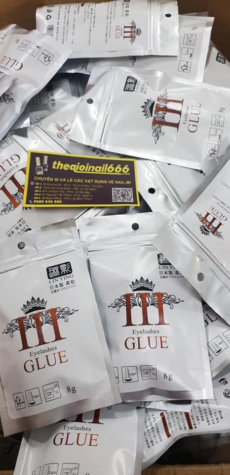 Keo nối mi Nhật Glue lll (ít cay, bền bỉ, chống dị ứng mắt)