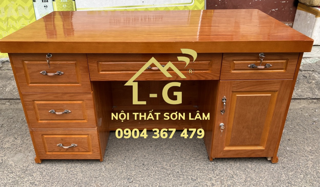 Bàn làm việc gỗ sồi cao cấp- bàn đẹp