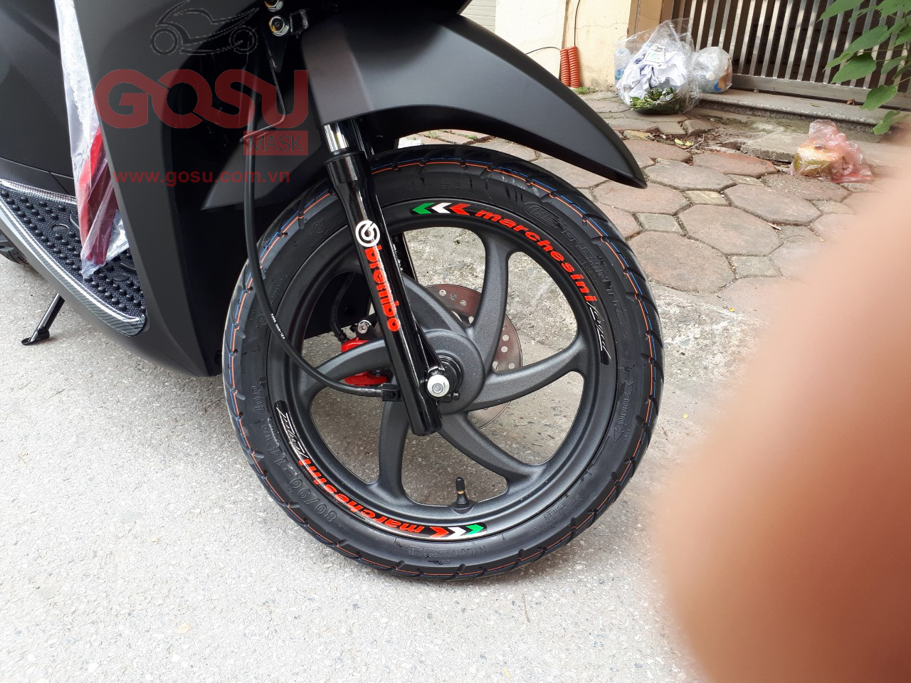 Tem vành xe máy Marchesini đẹp bền chắc sang trọng