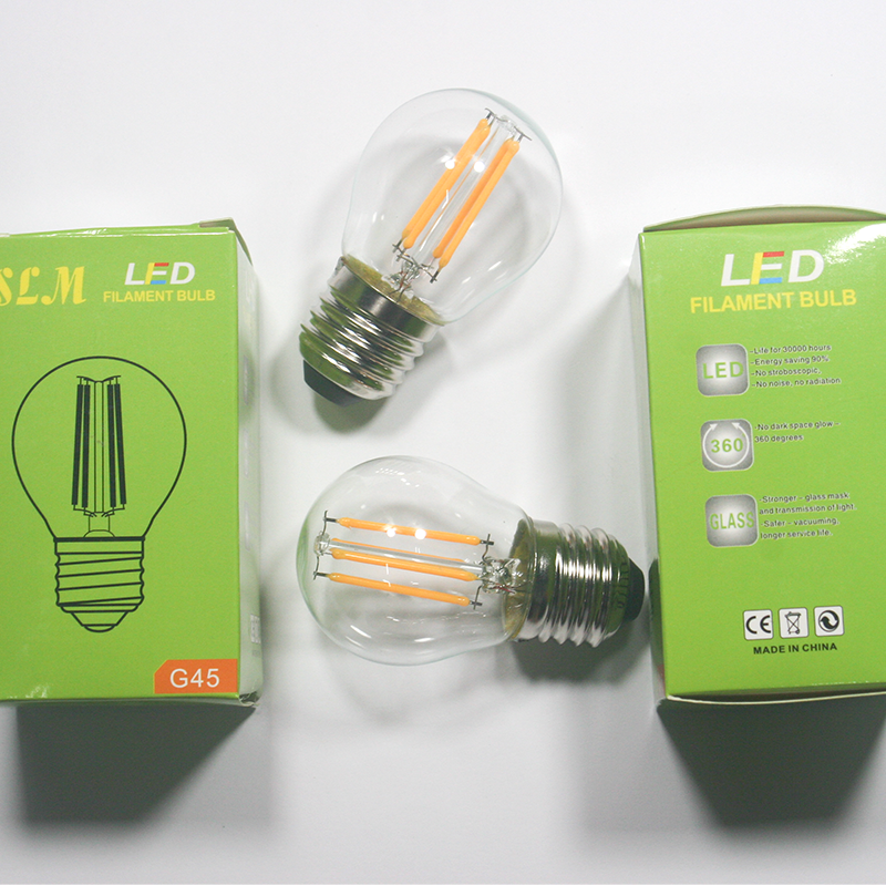 Bóng bulb tròn G45 LED dây tóc