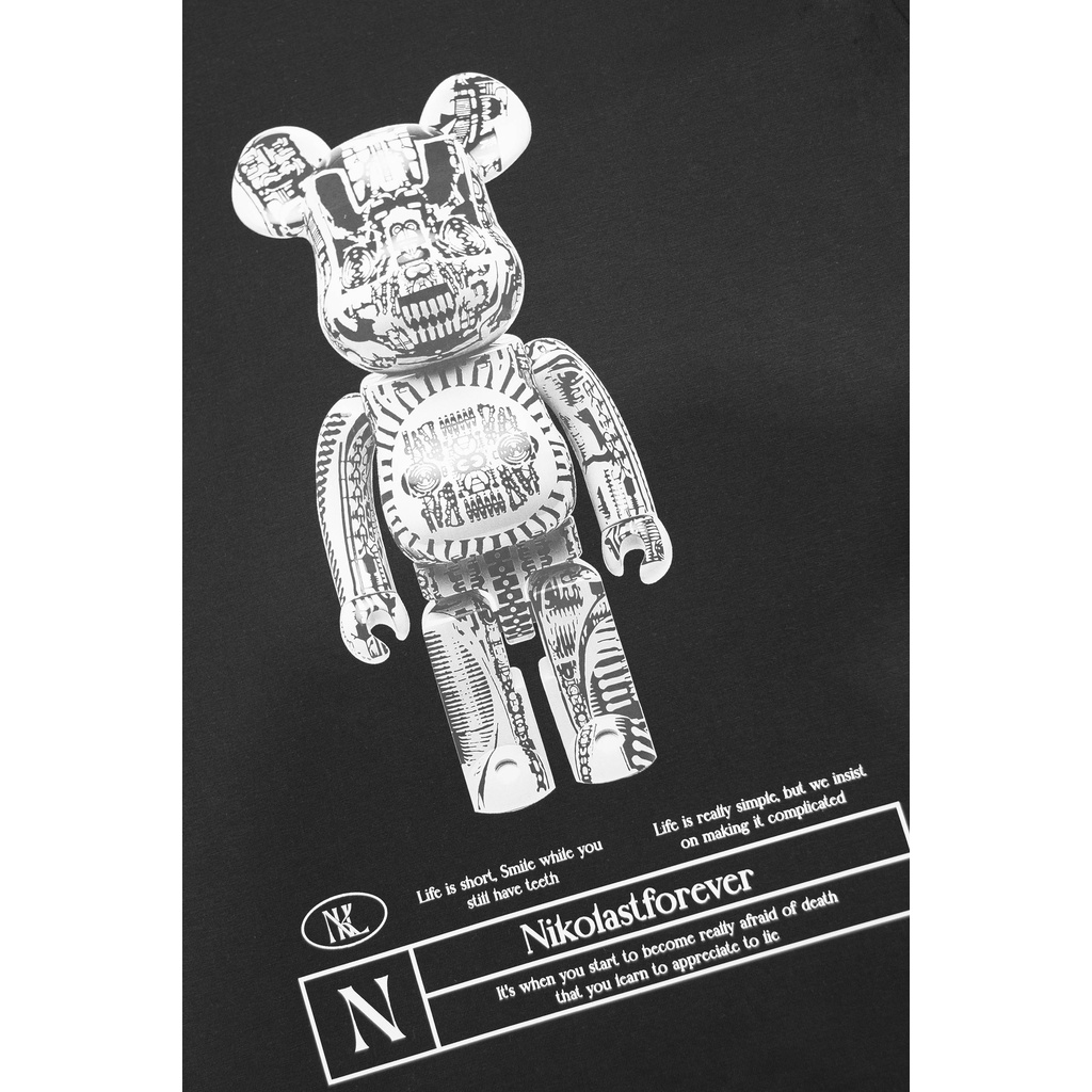 Áo thun Unisex Nikolas 100% Cotton BE@RBRICK