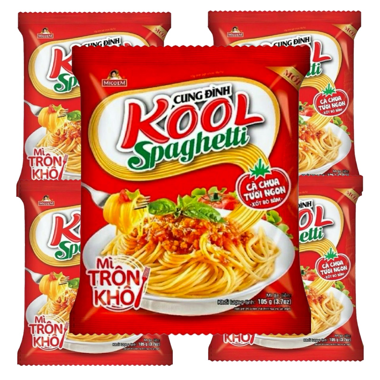 Combo 5 gói Mì trộn Cung Đình Kool Spaghetti Có lựa chọn số lượng lẻ khi thanh toán. Bách hóa uy tín