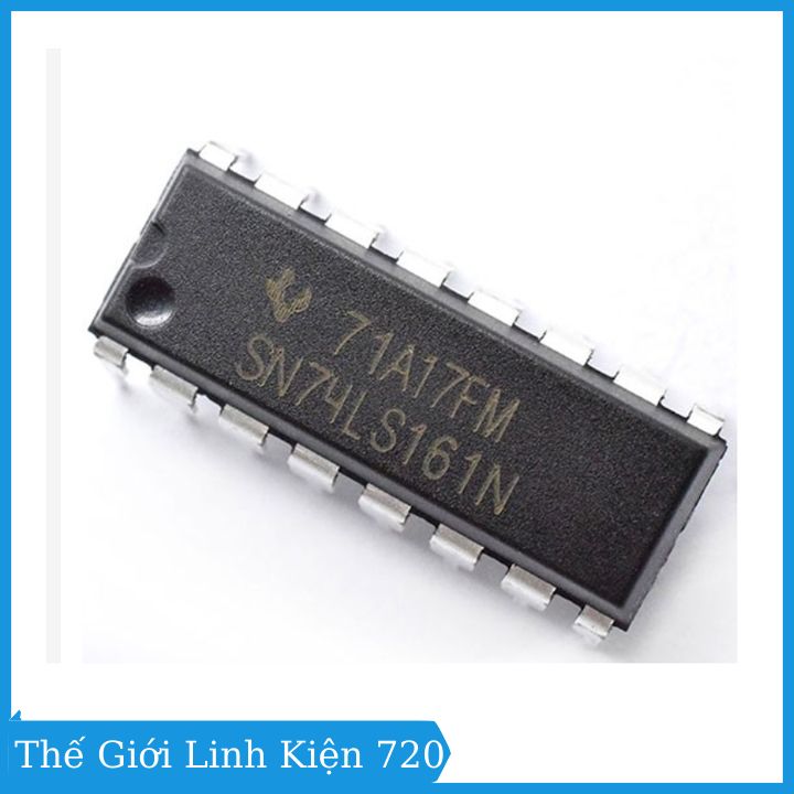 IC 74LS161 Synch 4-bit Counter DIP16