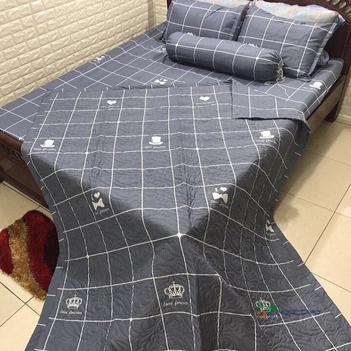 Chăn hè trần bông 2 mặt poly cotton nhiều mẫu