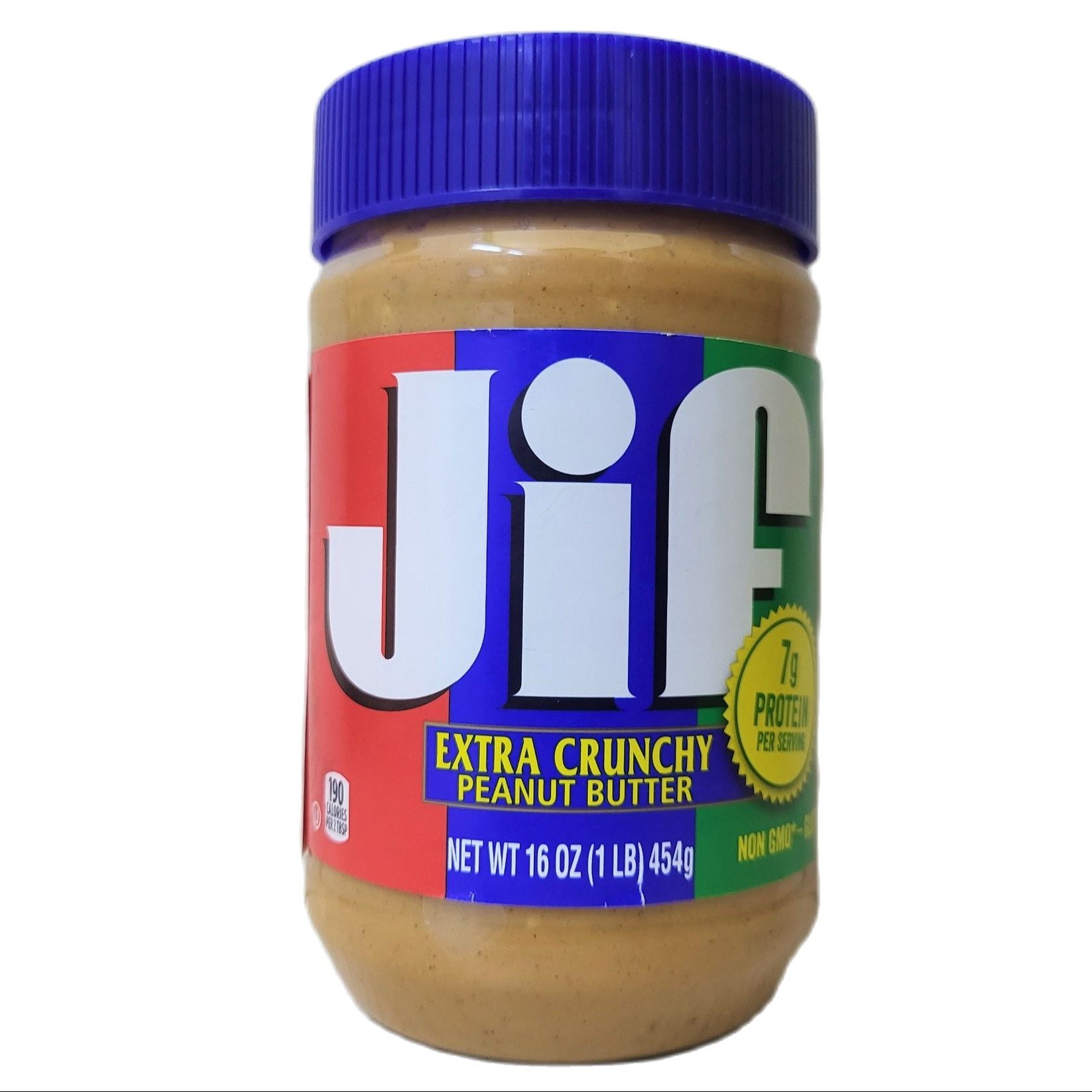 JIF (hộp 454g – NẮP XANH) BƠ ĐẬU PHỘNG MỸ Extra Crunchy Peanut Butter