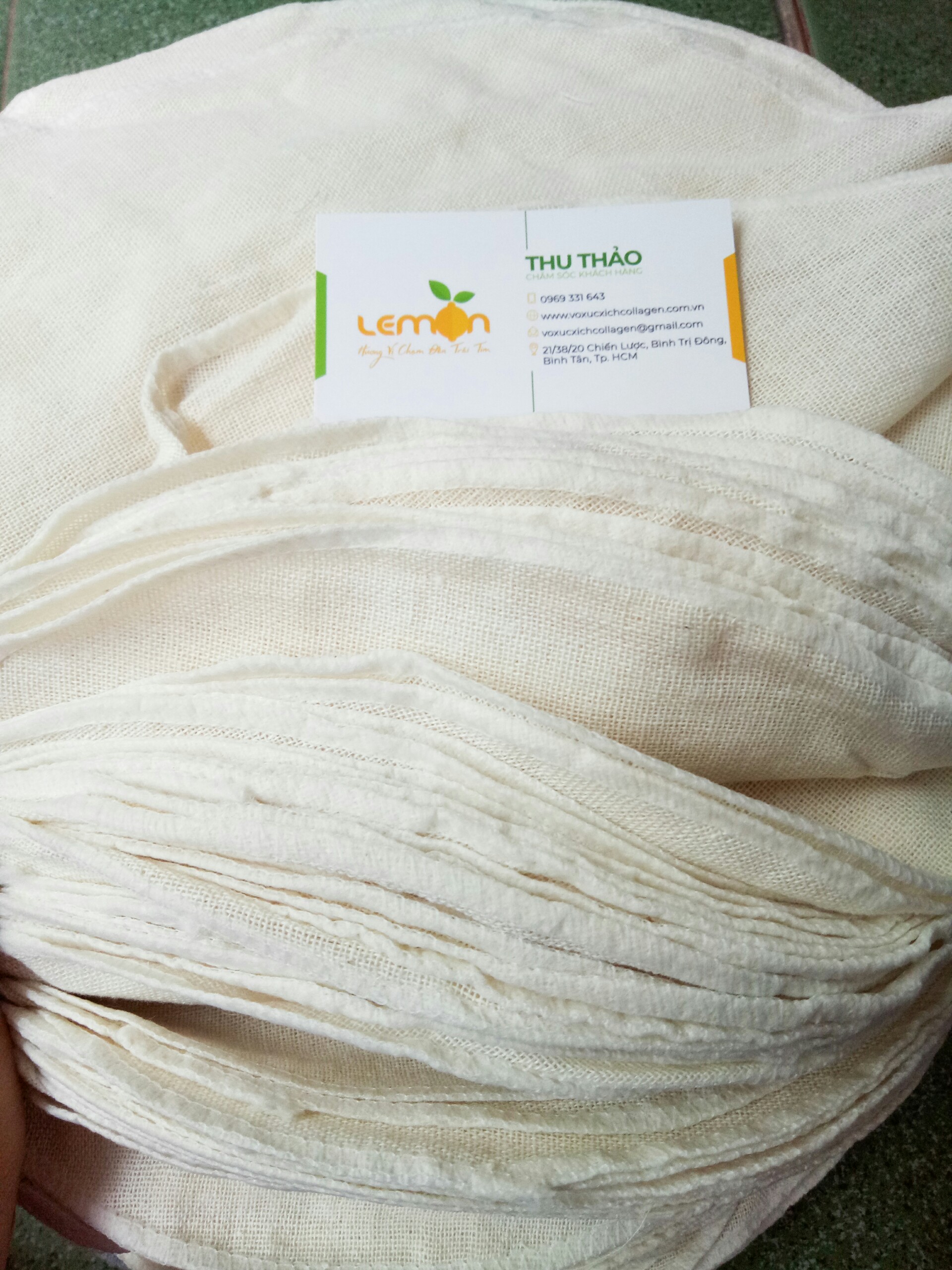 Khăn vải hấp bánh bao, màn thầu, sủi cảo (Lót và phủ bánh) - Khăn hấp đậu, hấp xôi