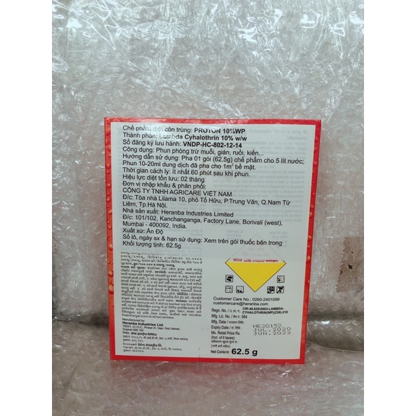 Thuốc diệt côn trùng PROTON 10WP