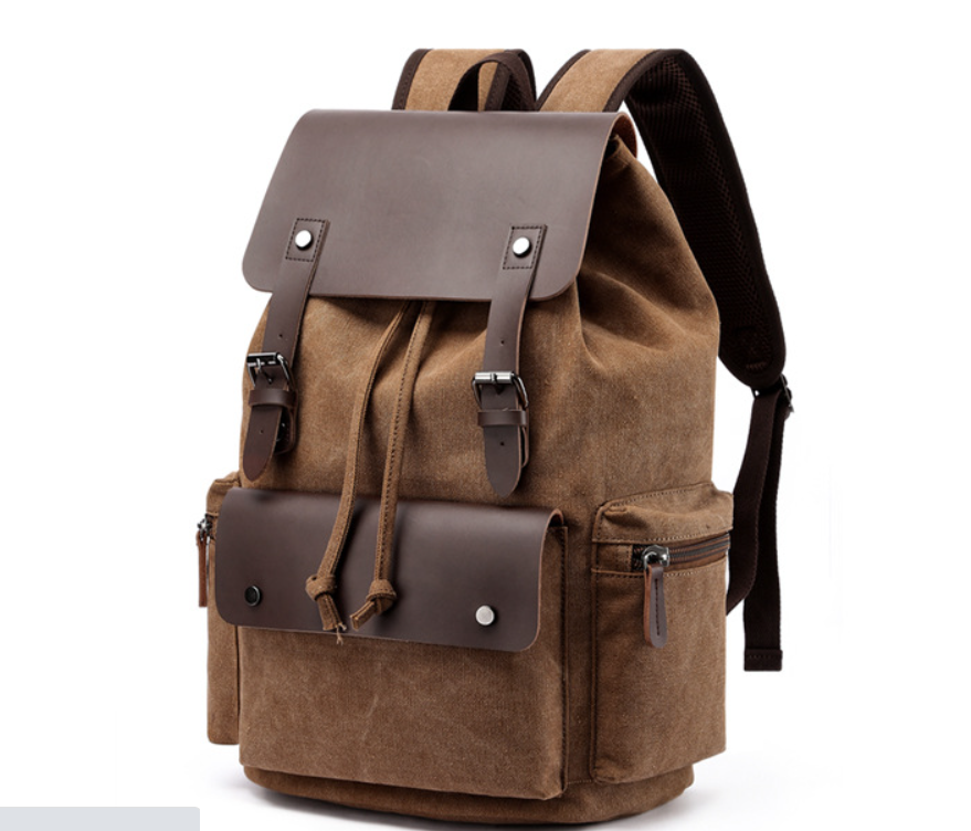 Balo nam vải canvas cao cấp phong cách mới 15,6"