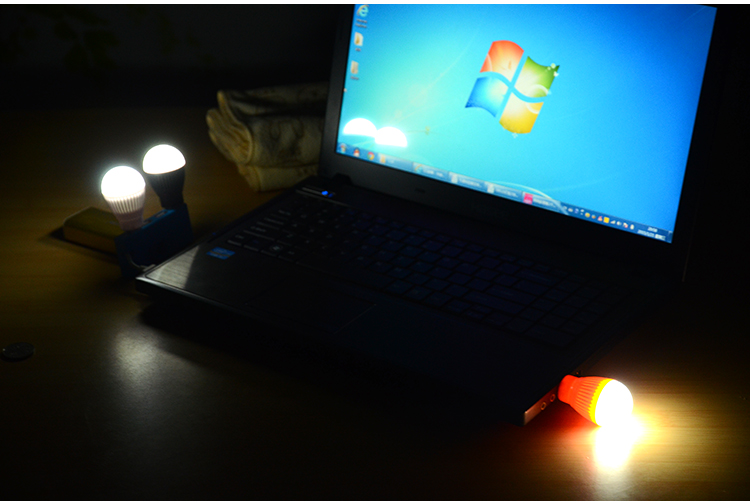 Bóng đèn tròn led usb mini