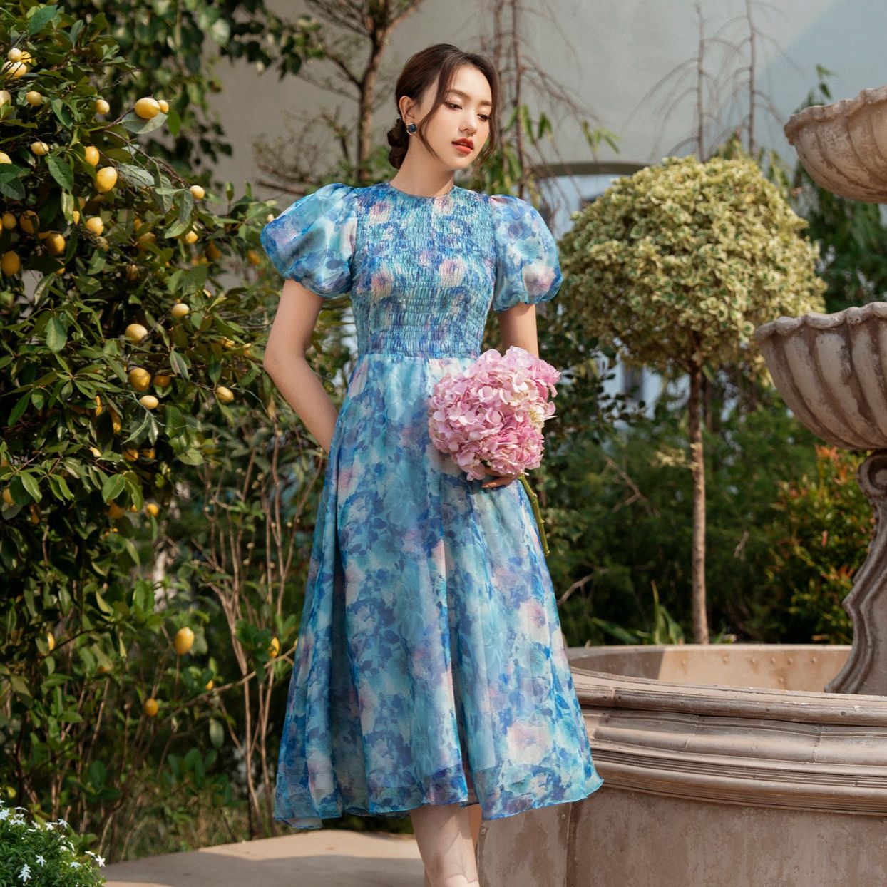 OLV - Đầm Lapis Fleur Dress