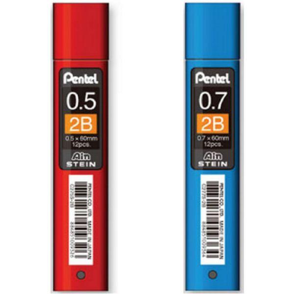 [HCM]Ruột chì kim Pentel Ainstein 2B - 0.7mm (12 ruột)