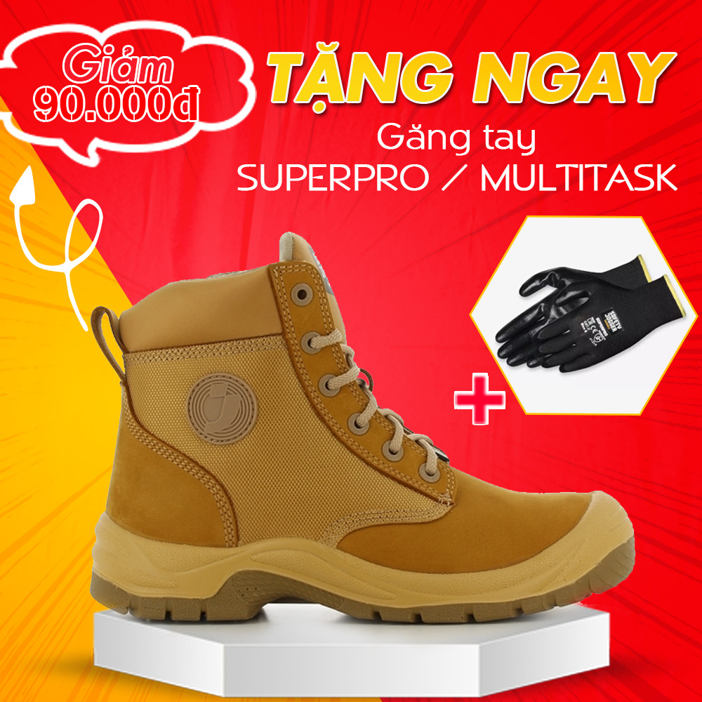 Giày Bảo Hộ Lao Động Safety Jogger Rush Camel