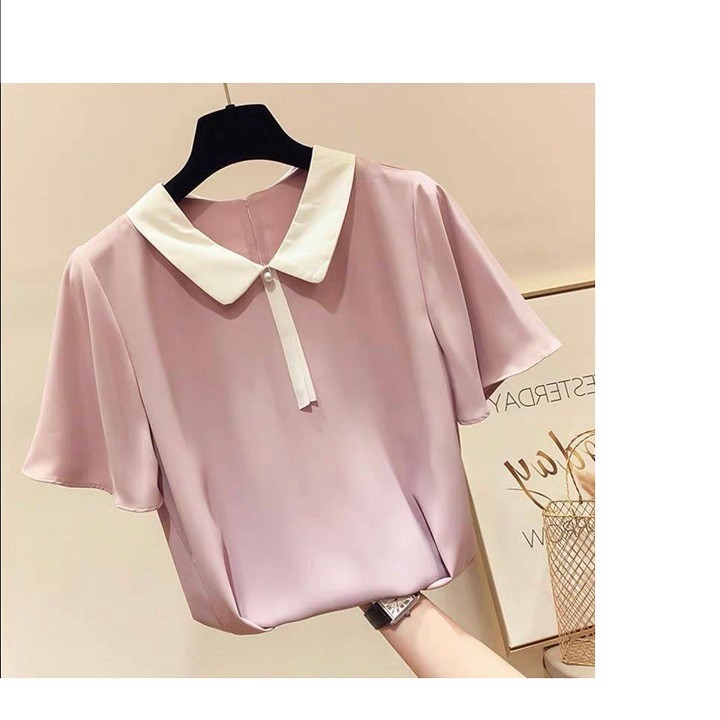 Áo Sơ Mi Cổ Sen Tay Loe  - AP0018