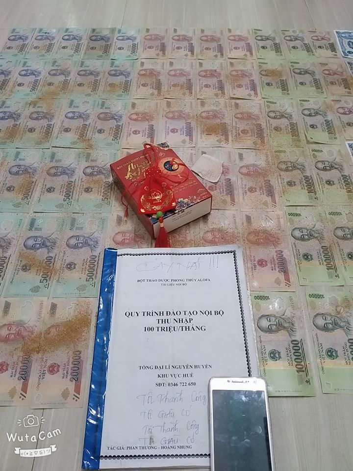 1 hộp bột phong thủy alofa (loại mới)