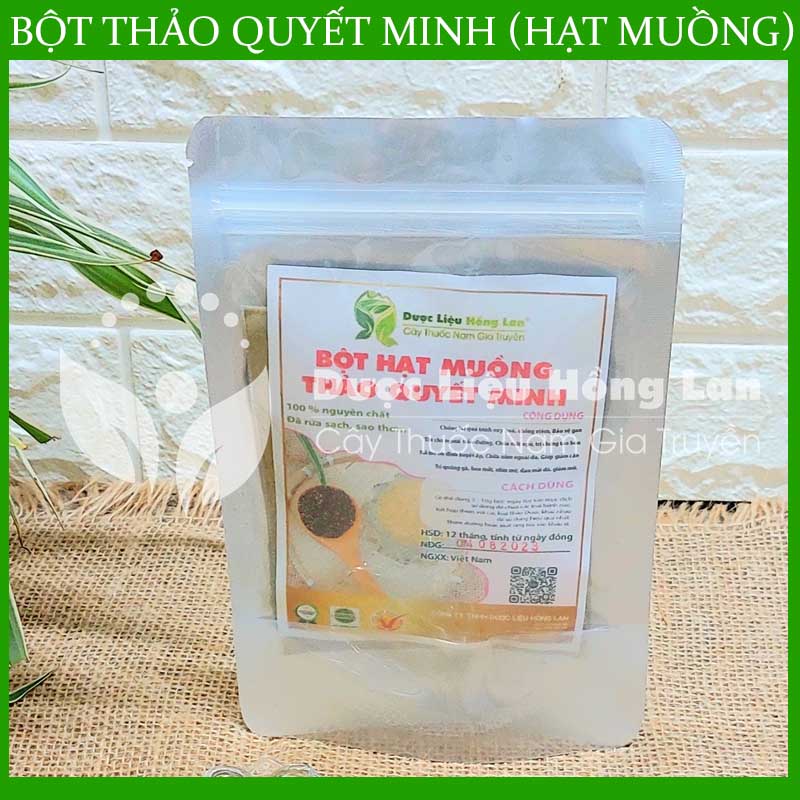 ✅ 500G Bột Thảo Quyết Minh (Hạt Muồng) siêu mịn pha uống (không pha chộn tạp chất, đã sao thơm, không chất bảo quản)