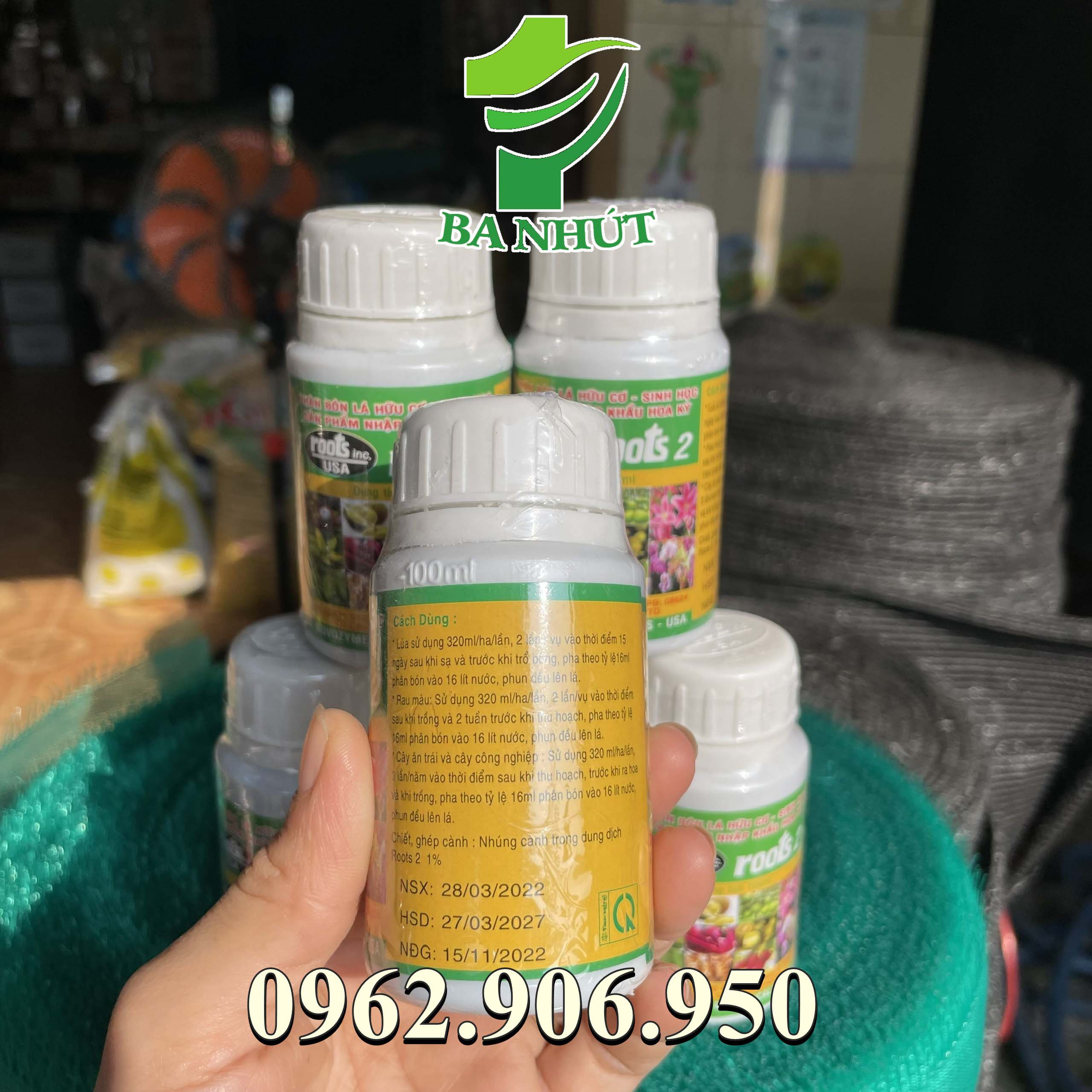 Phân Bón Lá Cao Cấp Kích Ra Rễ ROOTS 2 Hoa Kỳ (100ml)