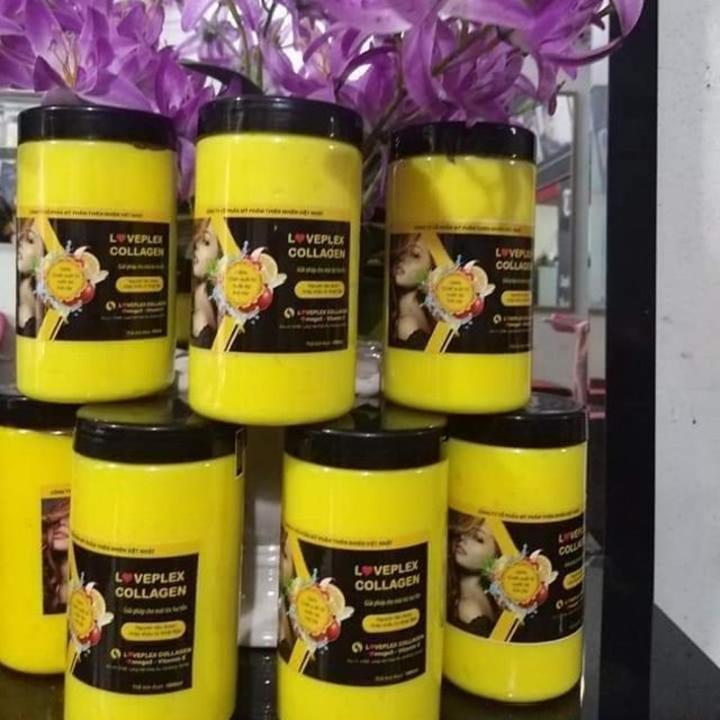 Kem ủ tóc Collagen men sống Loveplex plus 1000ml