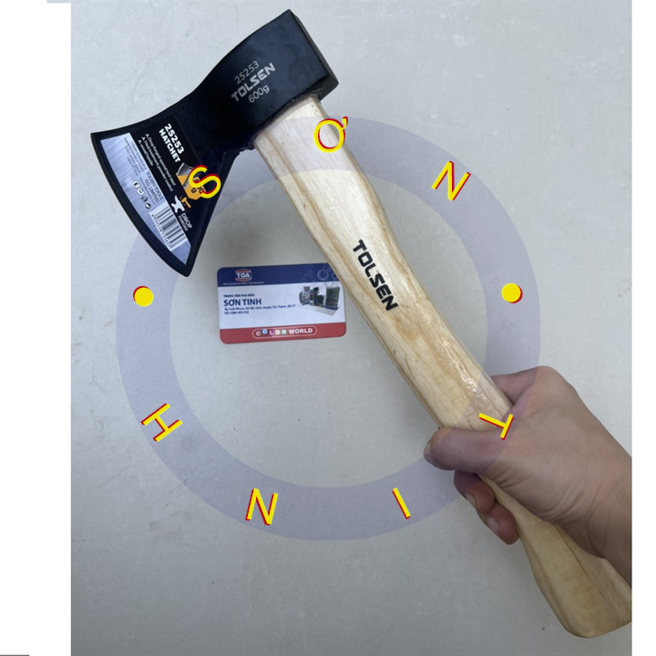 Búa rìu cán gỗ 600g Tolsen 25253