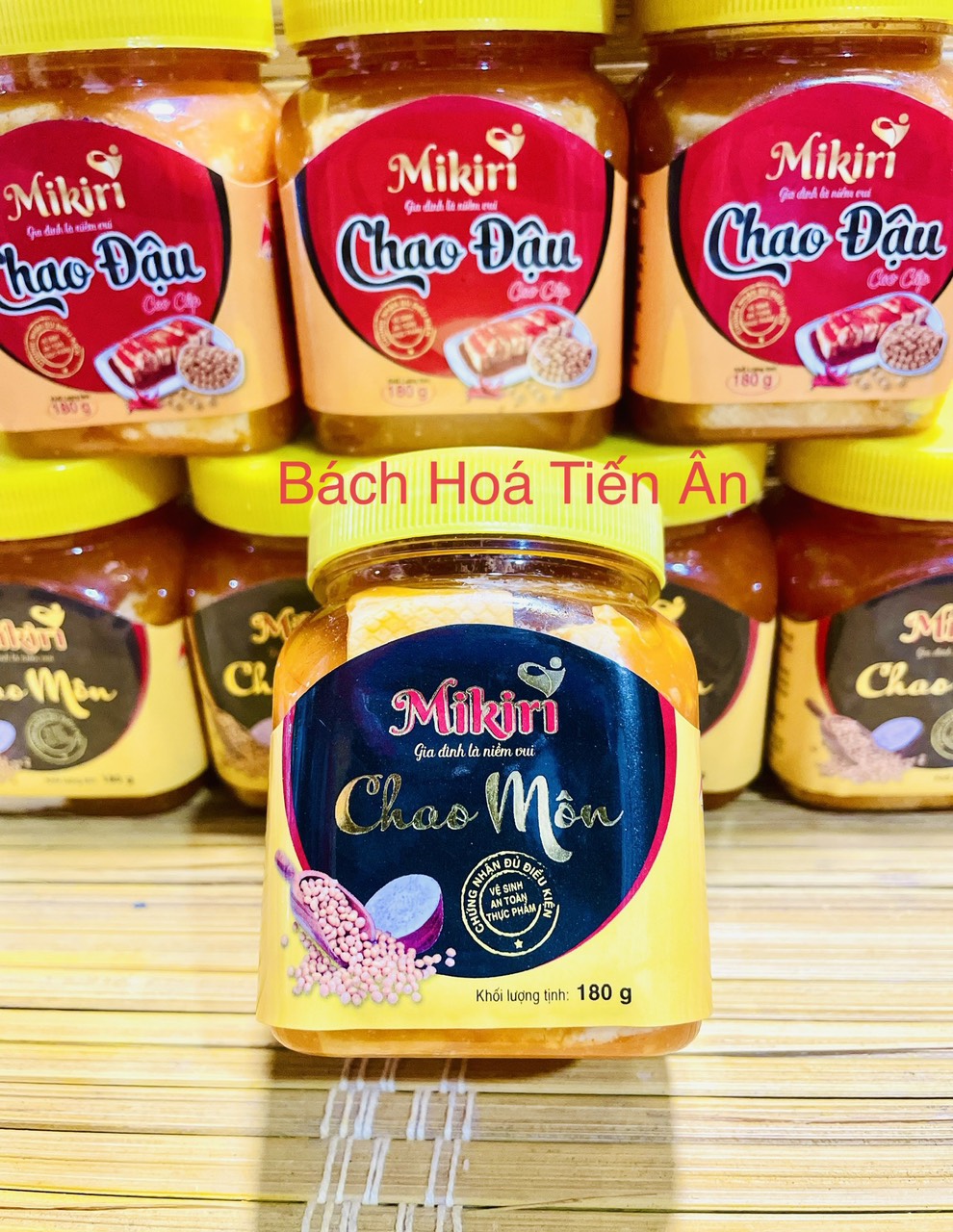 Hũ Chao Cao Cấp Mikiri 180g (THỰC PHẨM GIÀU DINH DƯỠNG)