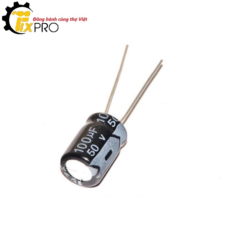 ( 5 chiếc ) Tụ hóa 50V 100UF 8x12mm chất lượng tốt