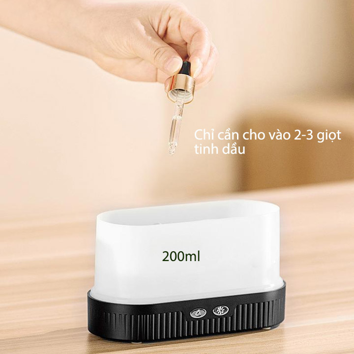 Máy xông tinh dầu hiệu ứng ngọn lửa rất đẹp