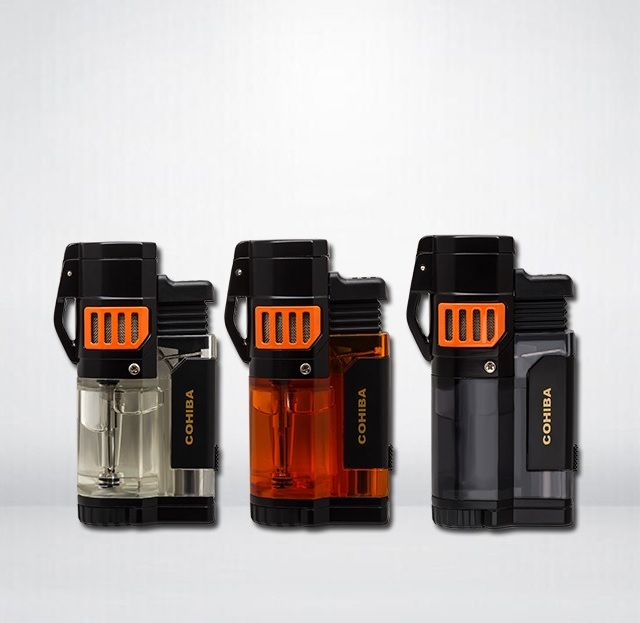 Vỏ hộp quẹt bật lửa cohiba cob 35 khò 3 tia r