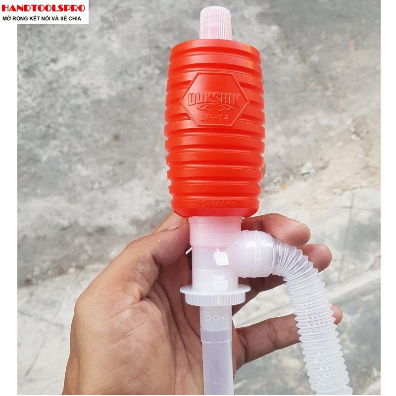 Bơm tay hóa chất, thực phẩm hàn quốc dukshin dp-14