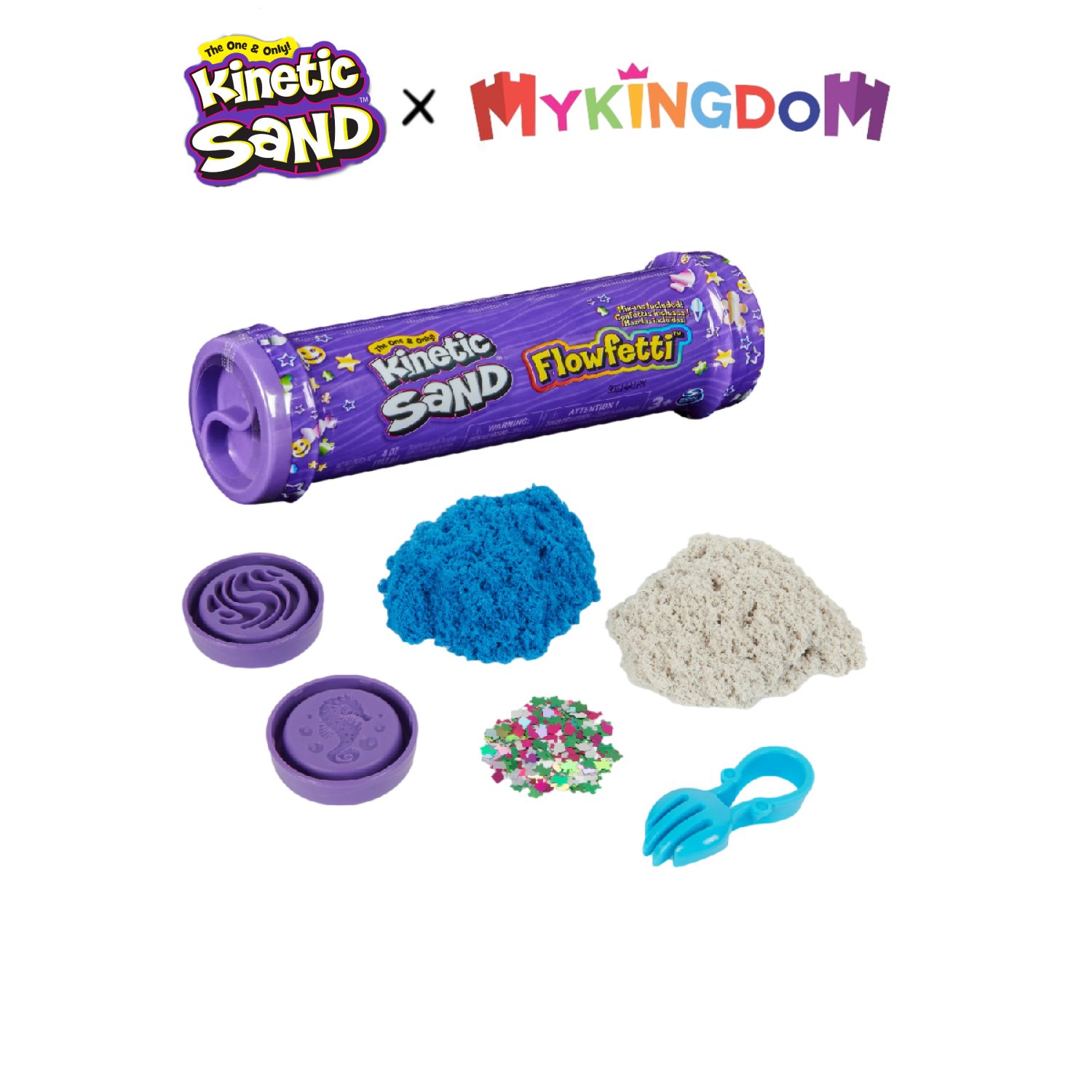Đồ chơi cát động lực - ống cát flowfetti lấp lánh kinetic sand 6066739