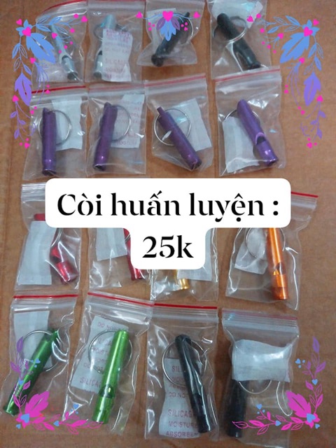 [HCM]combo Clicker và còi huấn luyện Vẹt