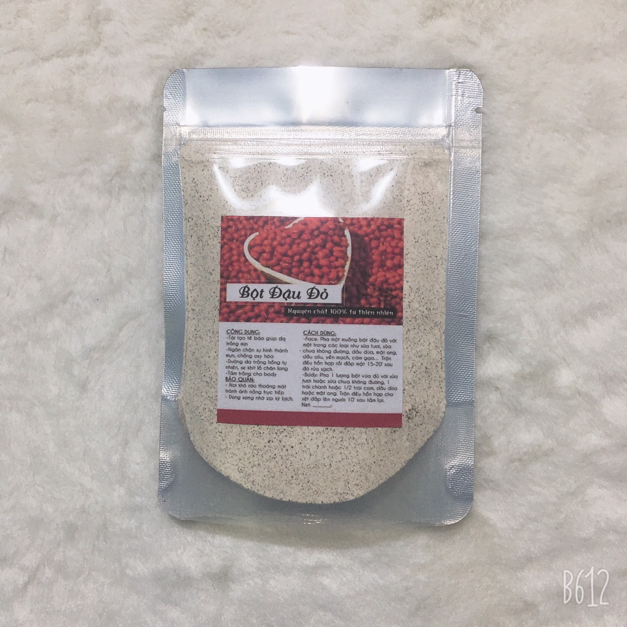 100g Bột đậu đỏ đắp mặt tắm trắng handmade