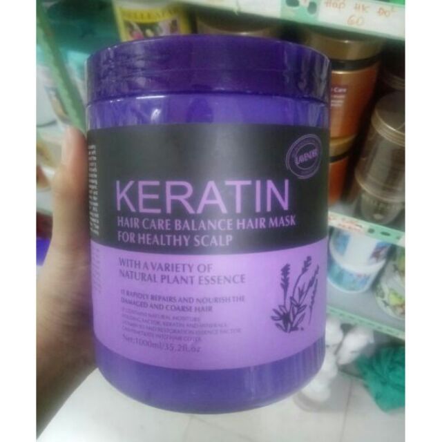 hấp dầu keratin tím 1000ml