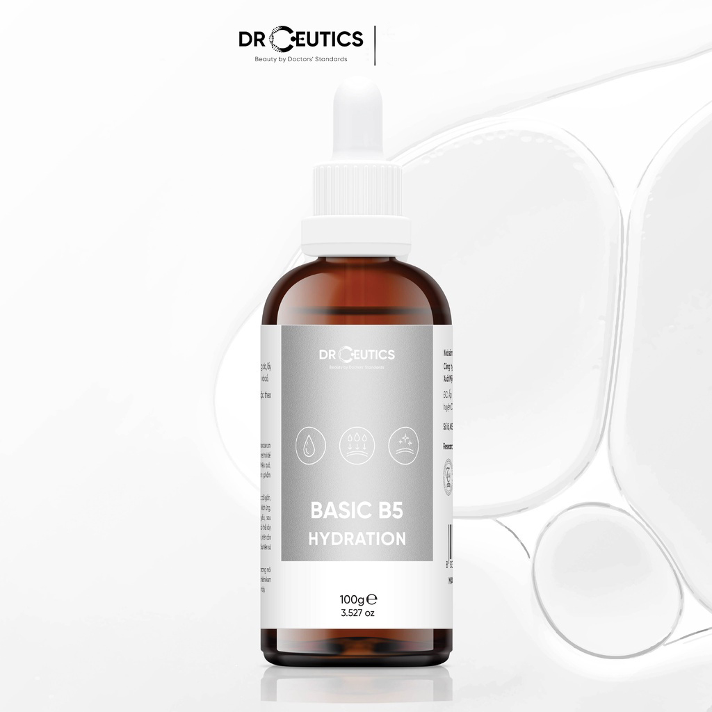 Serum DrCeutics Basic B5 Hydration 5% Cho Da Dầu Mụn