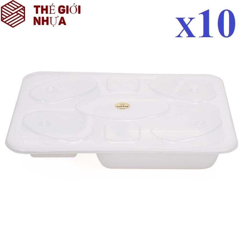 [HCM]Combo 10 Khay Cơm Lớn Duy Tân (32 x 26 x 6 cm) No.758