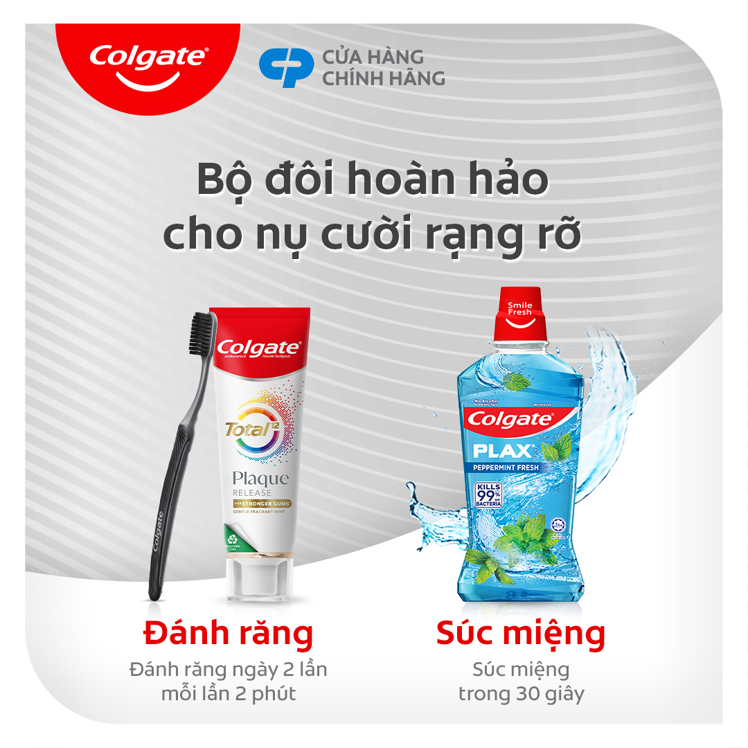 [Chỉ 4.4_Áp 2 tầng Voucher giảm đến 30%] Bộ 2 bàn chải Colgate SlimSoft Charcoal than hoạt tính kháng vi khuẩn siêu mềm mảnh