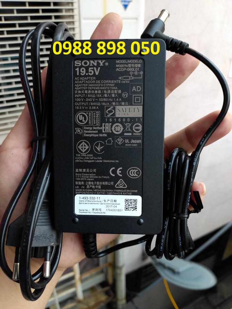 Adapter tivi sony 19.5v 3.08a ACDP-060L01 bản gốc